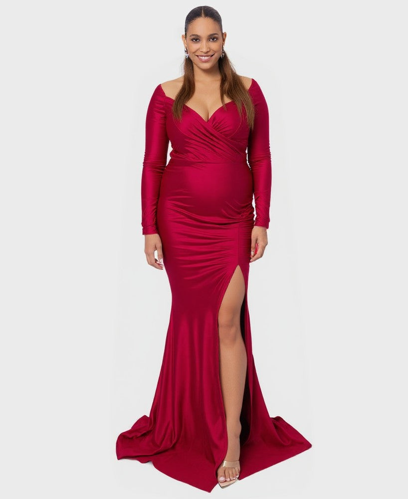 Vestido dama al cuerpo ML Plus size